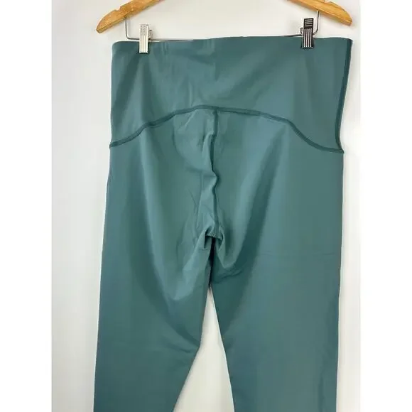 Spanx SPANXshape Booty Boost 7/8 Leggings Green Stretch Athleisure Plus Size 2X - Picture 6 of 8